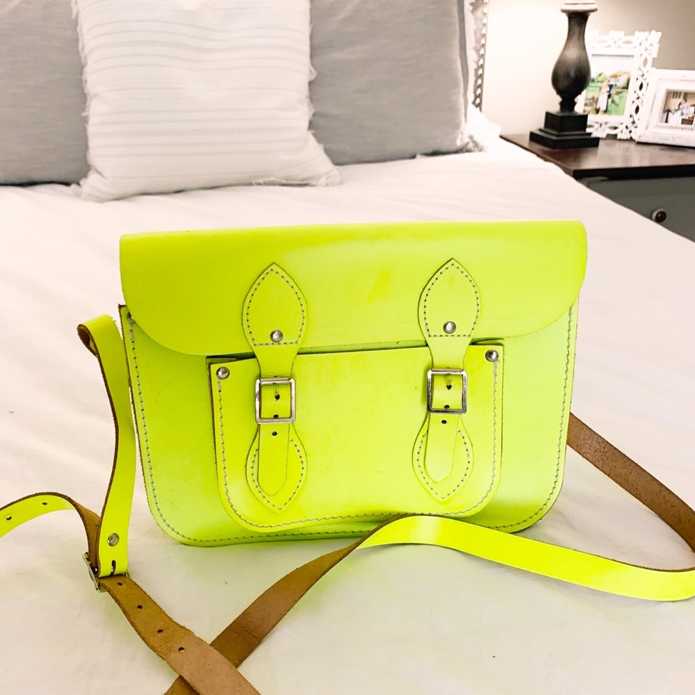 SOLD Neon Satchel